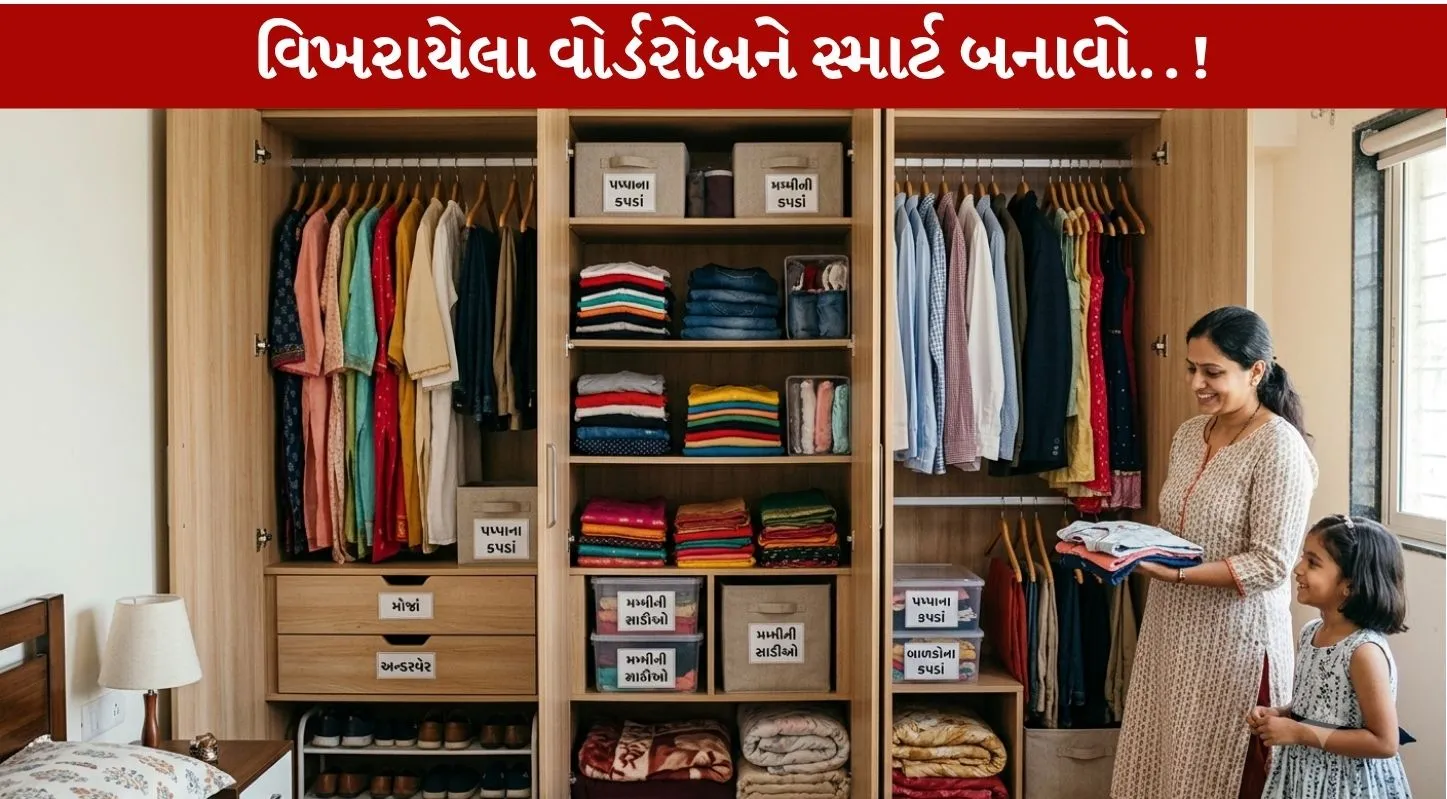 Wardrobe Tips...ઘરના કબાટને ટિપટોપ બનાવો..!