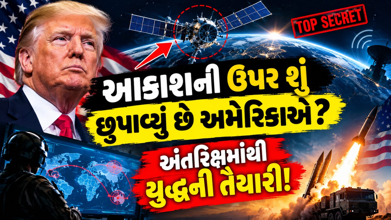 US Space Weapons: અમેરિકાનો મોટો ખુલાસો! અંતરિક્ષમાં હથિયારો તૈનાત
