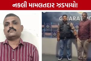 Fake Deputy Mamlatdar બની ફરતો કિરીટકુમાર ઝડપાયો, ક્રાઇમ બ્રાન્ચની કાર્યવાહી