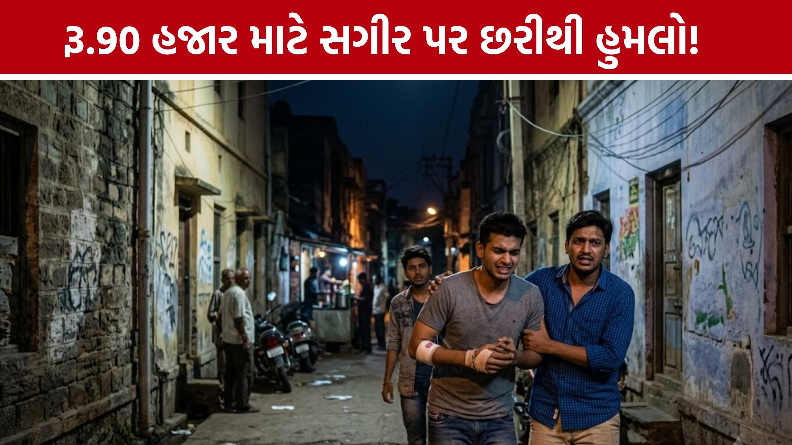 Vadaj Minor Knife Attack: વાડજમાં રૂ.90 હજારની ઉઘરાણી માટે સગીર પર છરીથી હુમલો