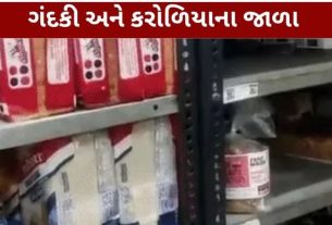 ગાંધીનગરના રાયસણ વિસ્તારમાં આવેલા Blinkit સ્ટોરમાં તપાસ દરમિયાન ગંદકી અને અસ્વચ્છતા મળી આવતાં ફૂડ વિભાગે લાયસન્સ સસ્પેન્ડ (Food License) કરી સ્ટોરનો ધંધો બંધ કરાવ્યો છે