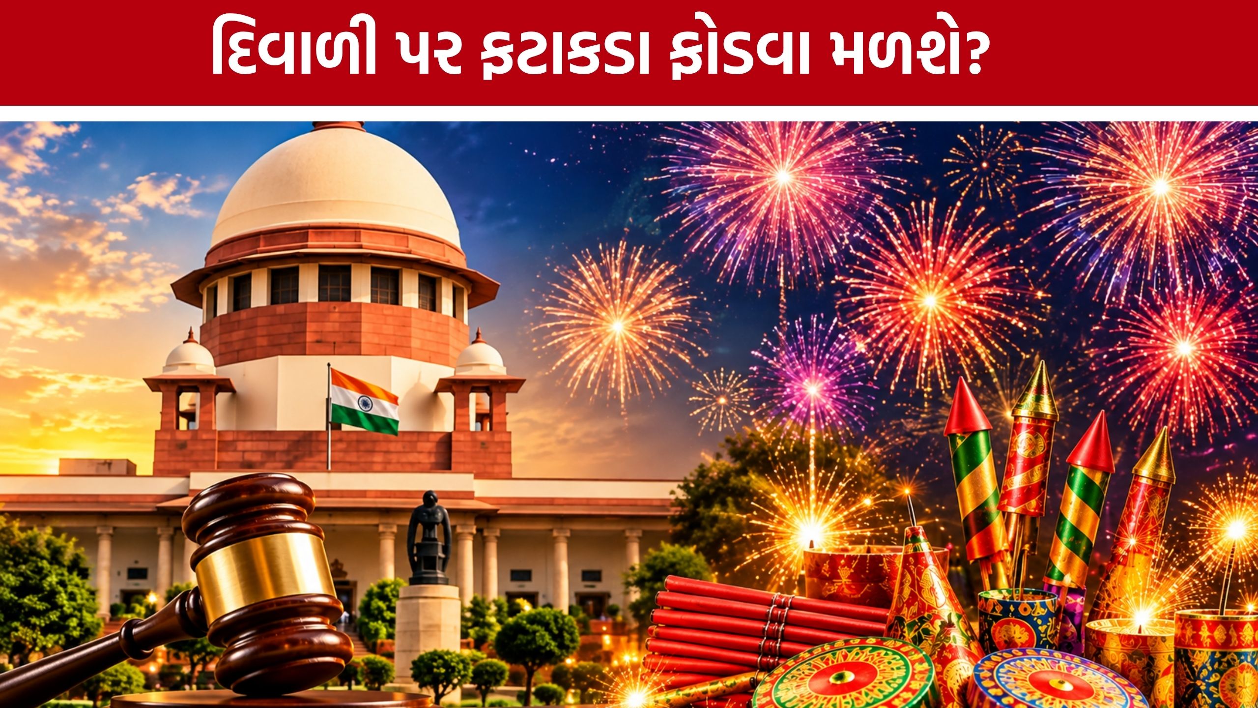 દિવાળી પર ફટાકડા ફોડવા મળશે, પરંતુ સમયમર્યાદા સાથે; સુપ્રીમ કોર્ટે સંપૂર્ણ પ્રતિબંધનો ઈનકાર કર્યો