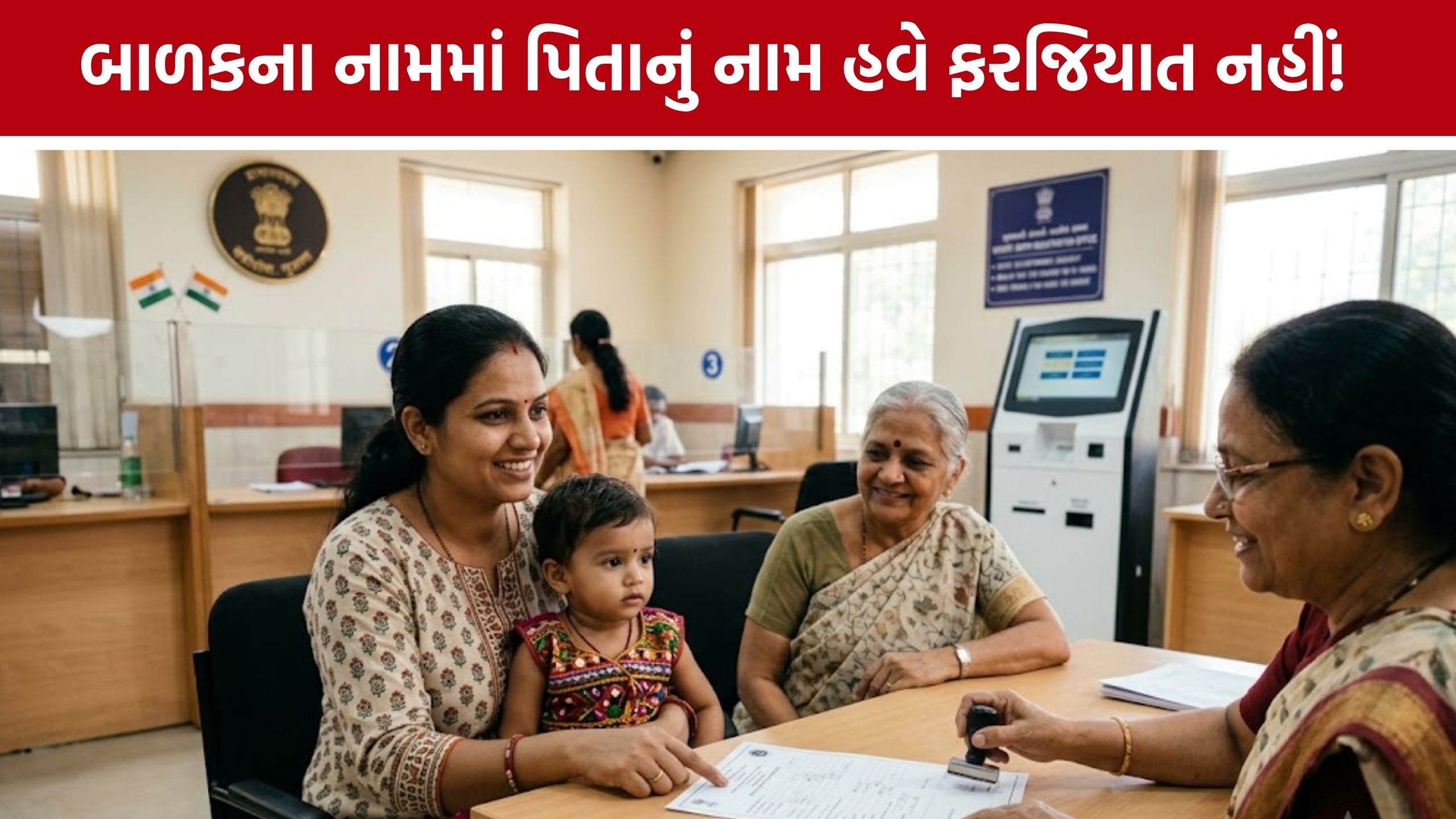 Birth Certificate New Rules: બાળકના નામમાં હવે પિતાનું Middle Name ફરજિયાત નહીં
