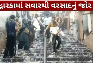 ગુજરાતમાં ફરી વરસાદી માહોલ (Gujarat Rain)જામ્યો છે. બે અલગ-અલગ હવામાન સિસ્ટમની અસર વચ્ચે આજે સૌરાષ્ટ્રના પાંચ જિલ્લાઓ માટે યલો એલર્ટ (Yellow Alert) જાહેર કરવામાં આવ્યું છે
