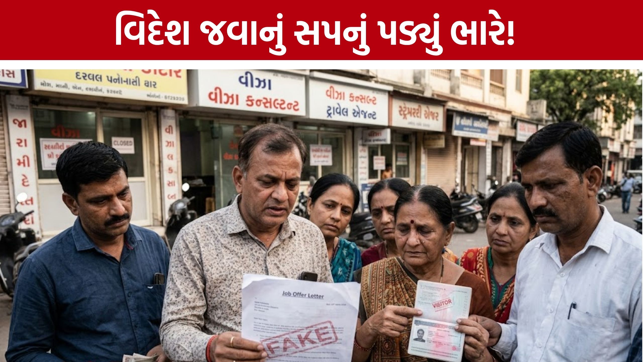 Gujarat Visa Fraud: વિદેશ મોકલવાના નામે લાખોની ઠગાઈ, અમદાવાદ અને સુરતમાં અલગ-અલગ કેસ નોંધાયા