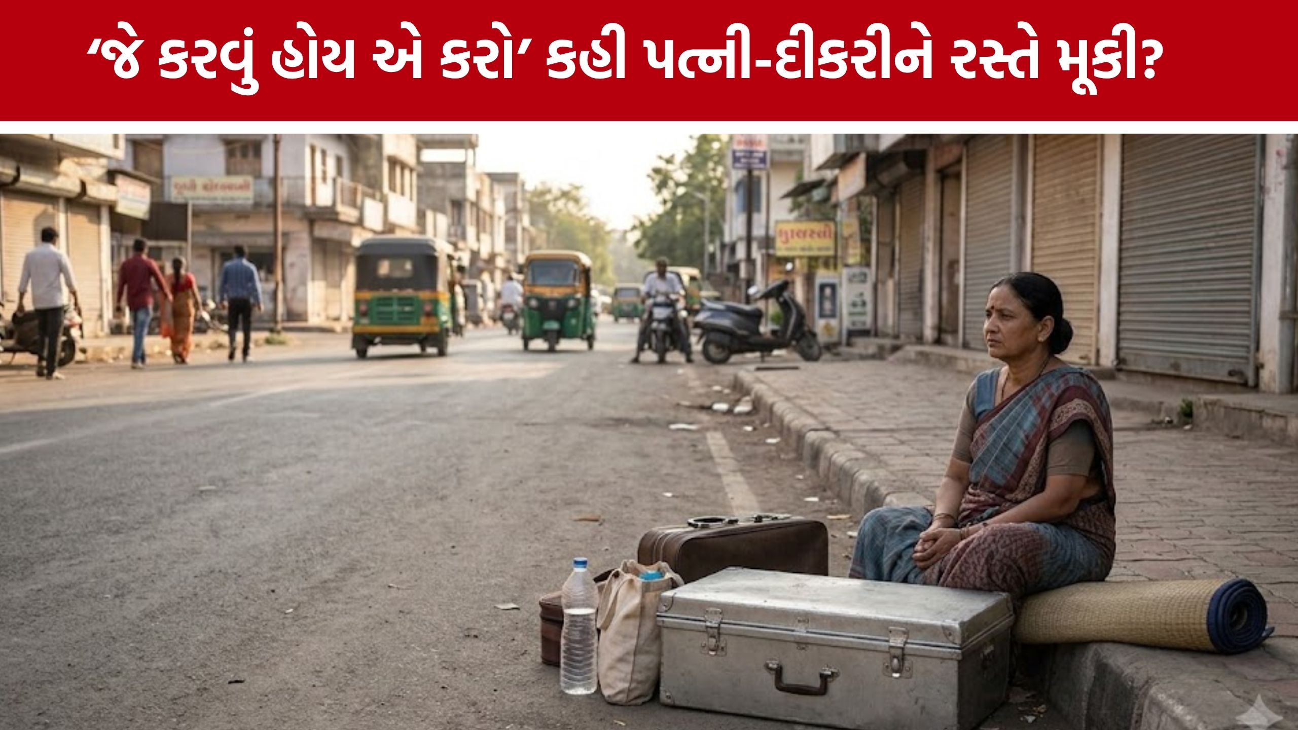 Kalol Woman Complaint: ‘મારી પાસે પૈસા નથી, જે કરવું હોય કરો’ કહી પત્ની-દીકરીને રસ્તે મૂકી ગયો હોવાનો આક્ષેપ