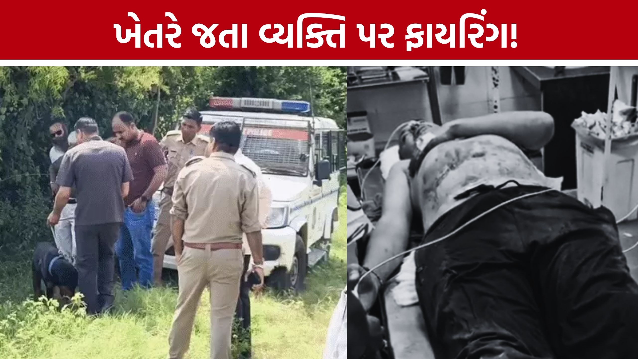 Kheralu Firing: મિયાસણ નજીક ખેતરમાં છુપાઈને બેઠેલા શખસનો ફાયરિંગનો આરોપ