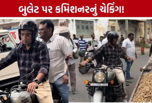 Rajkot Commissioner Tushar Sumerની અનોખી કાર્યવાહી: જાહેરમાં થૂંકનાર પાસે જ કરાવી સફાઈ