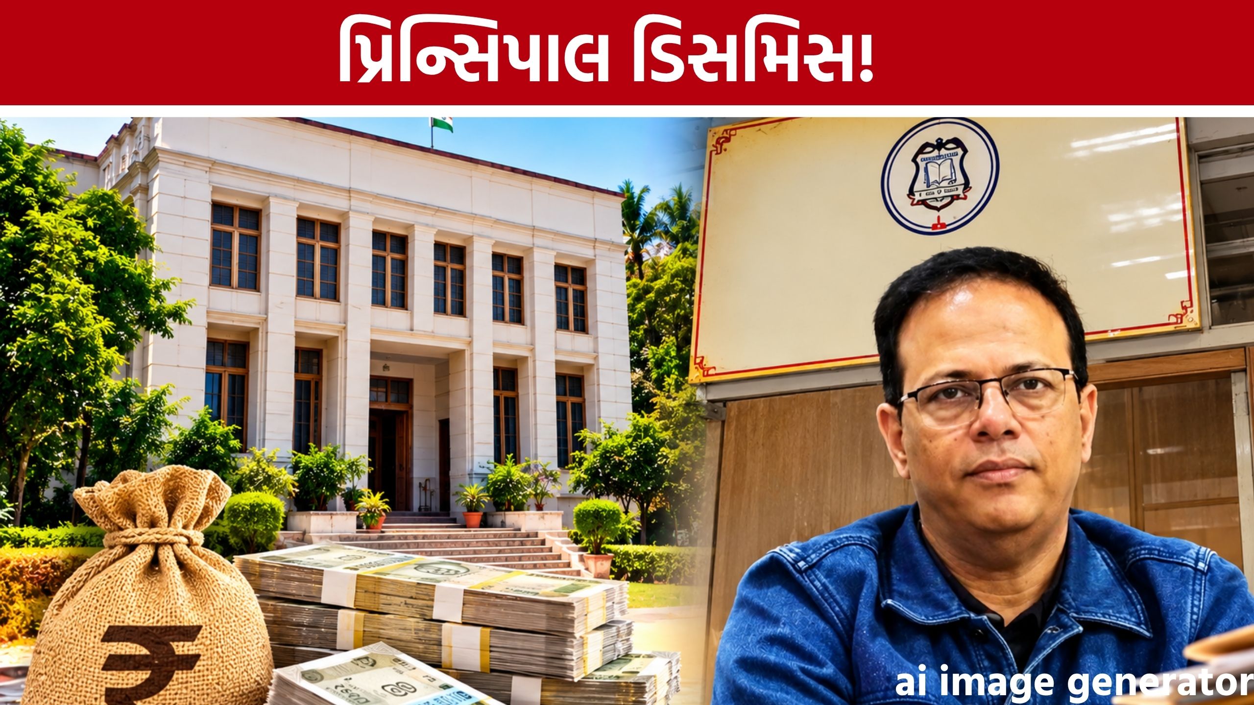 Rajkot DH College Principal: ₹50 લાખની RUSA ગ્રાન્ટમાં ₹25.36 લાખની ગેરરીતિનો કેસ