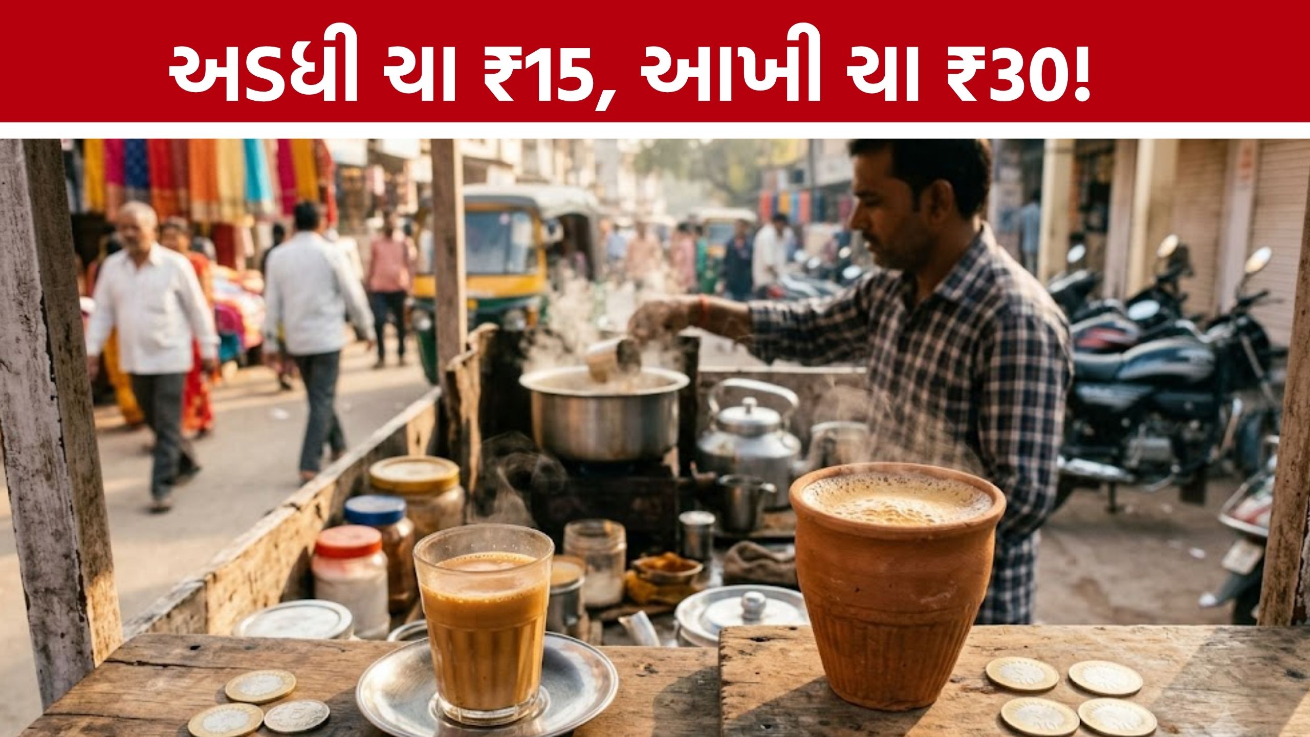 Rajkot Tea Price Hike: ચાની ચુસ્કી હવે મોંઘી, આજથી નવા ભાવનો અમલ