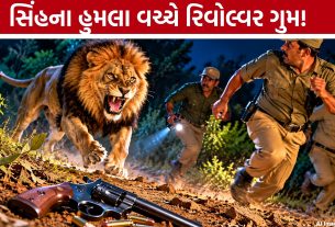 Rajula Lion Attack વચ્ચે હથિયાર ગુમ થતાં ચકચાર, રિવોલ્વર સાથે 6 કારતૂસની શોધખોળ