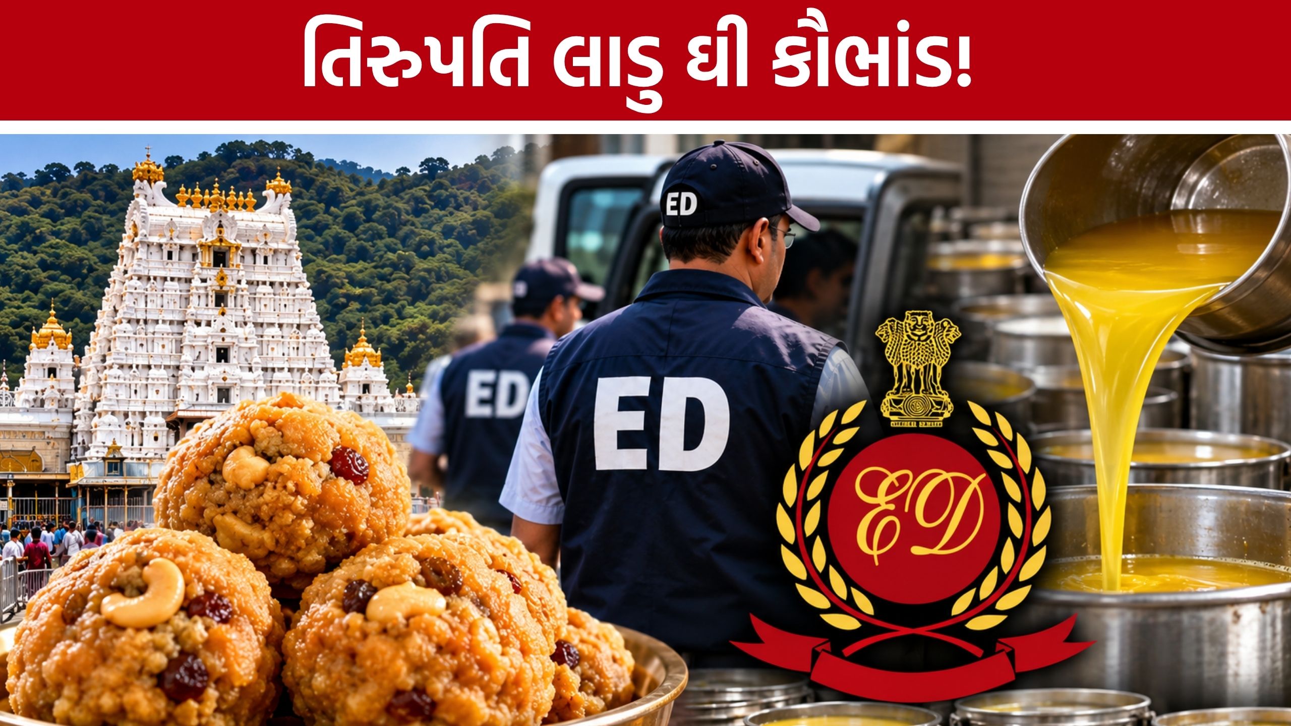 Tirupati Laddu Ghee Scam: તિરુપતિ લાડુમાં કથિત ભેળસેળ: ₹230 કરોડના ઘી સપ્લાયની તપાસમાં પ્રમોટર ઝડપાયા