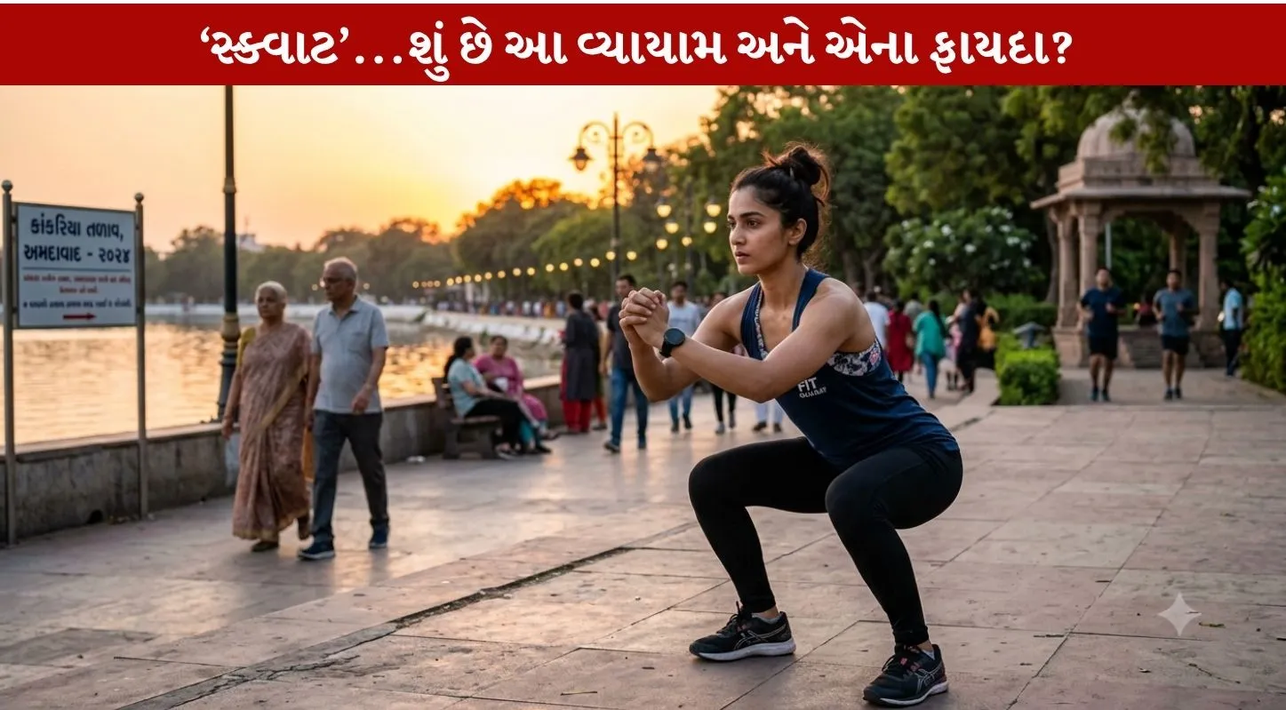 Squat વ્યાયામ કરવાની યોગ્ય રીત અને ફાયદા..!