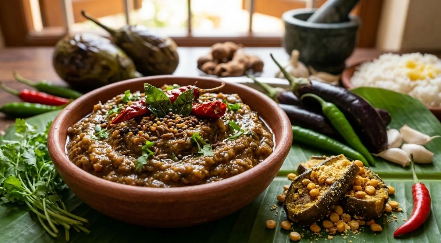 આંધ્ર સ્ટાઈલ રીંગણની ચટણી