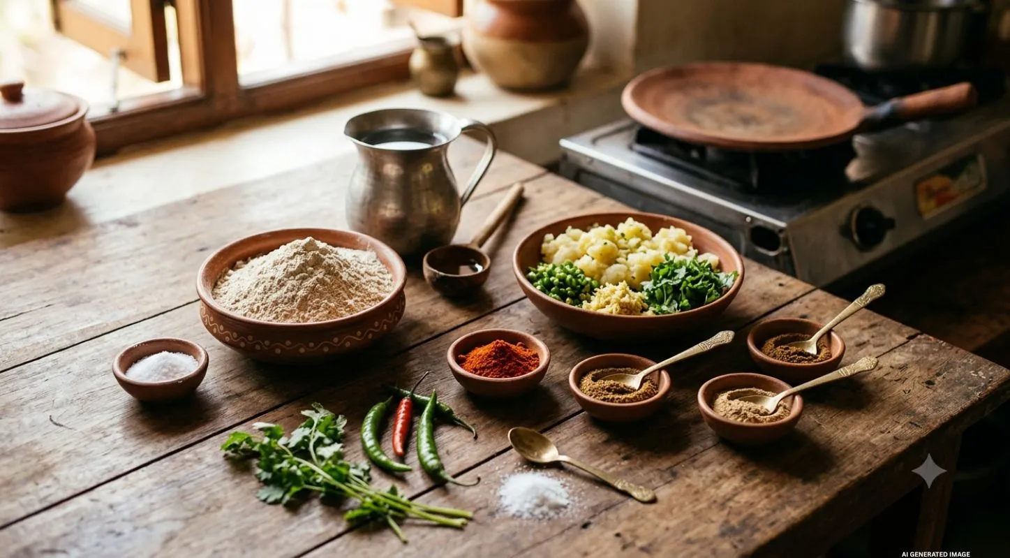 આલુ પરોઠા બનાવવા માટેની સામગ્રી