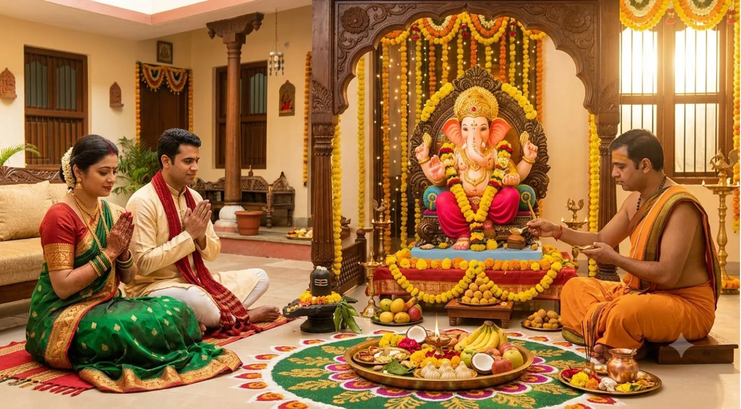 એક જ દિવસે હરતાલિકા ત્રીજ અને ગણેશ ચતુર્થી