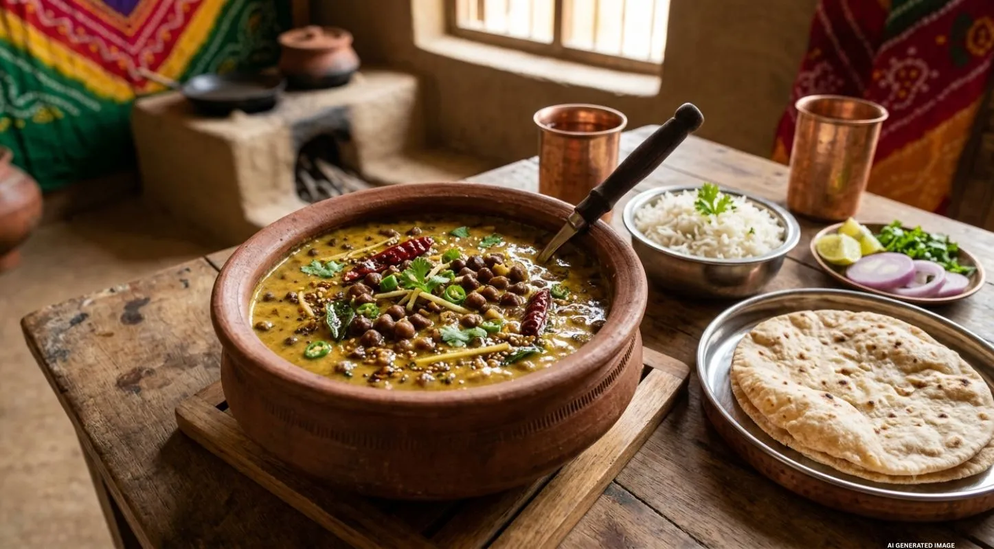કાળા ચણાની કઢી