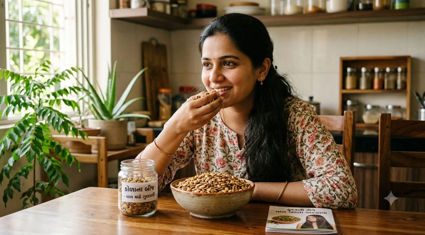 કોળાના બીજ ખાવાની યોગ્ય રીત