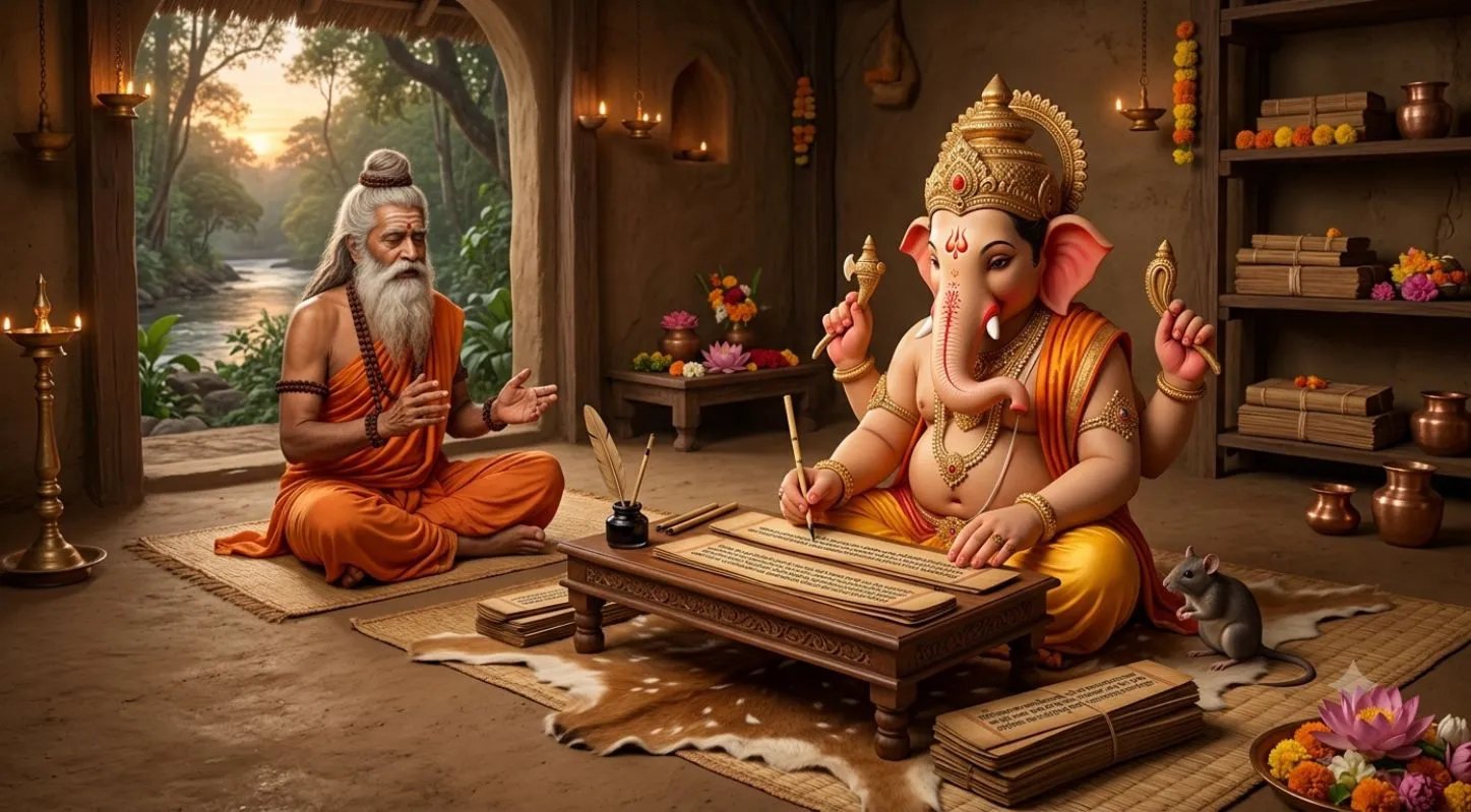 ગણેશજી અને મહાભારતની કથા