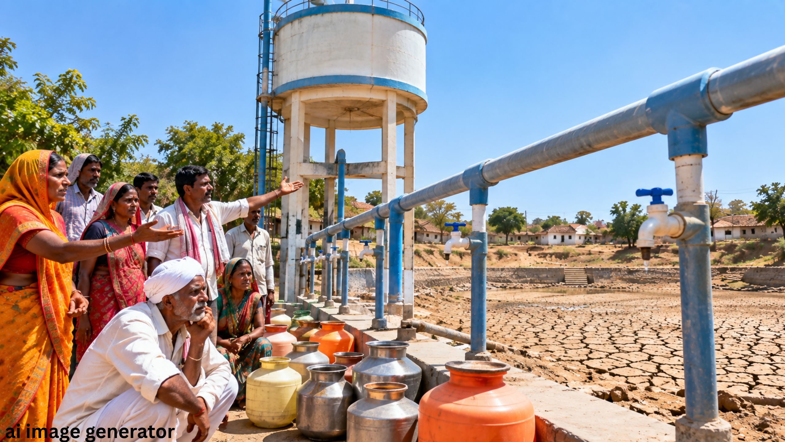 જલ જીવન મિશન છતાં તુલશીમાં પાણીની તંગી