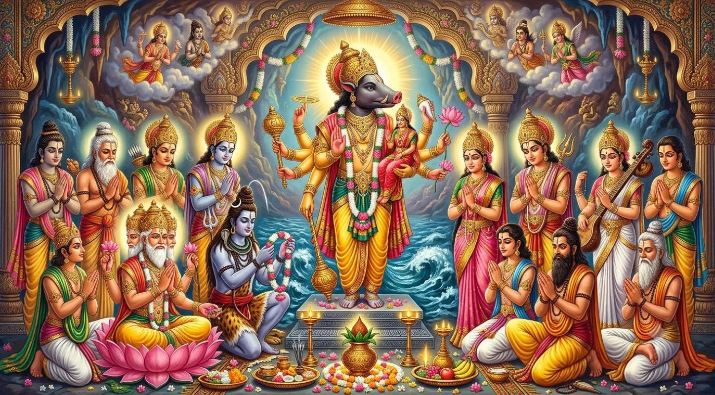દેવતાઓએ ભગવાન વિષ્ણુનું આહ્વાન કર્યુ