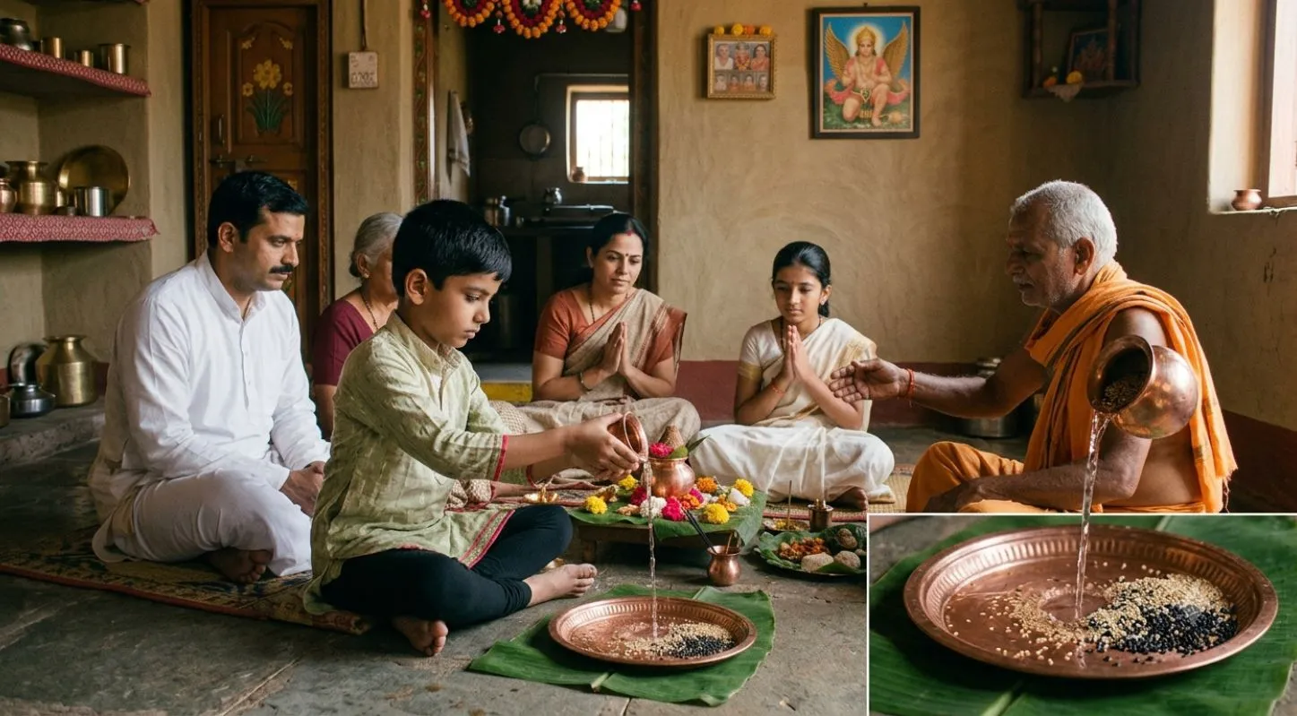 દોહિત્ર દ્વારા નાના-નાની માટે શ્રાદ્ધ