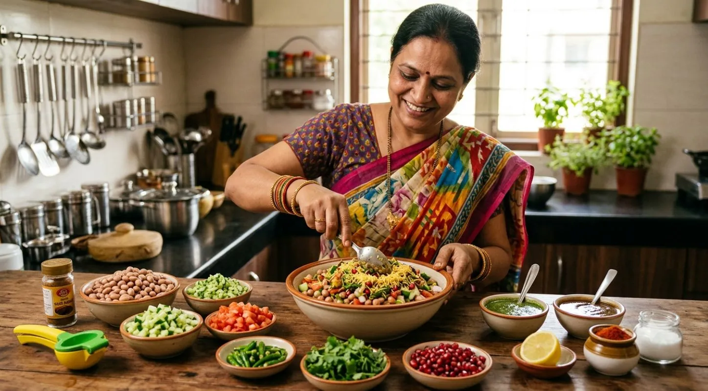 મગફળીની ચાટ બનાવવાની સામગ્રી