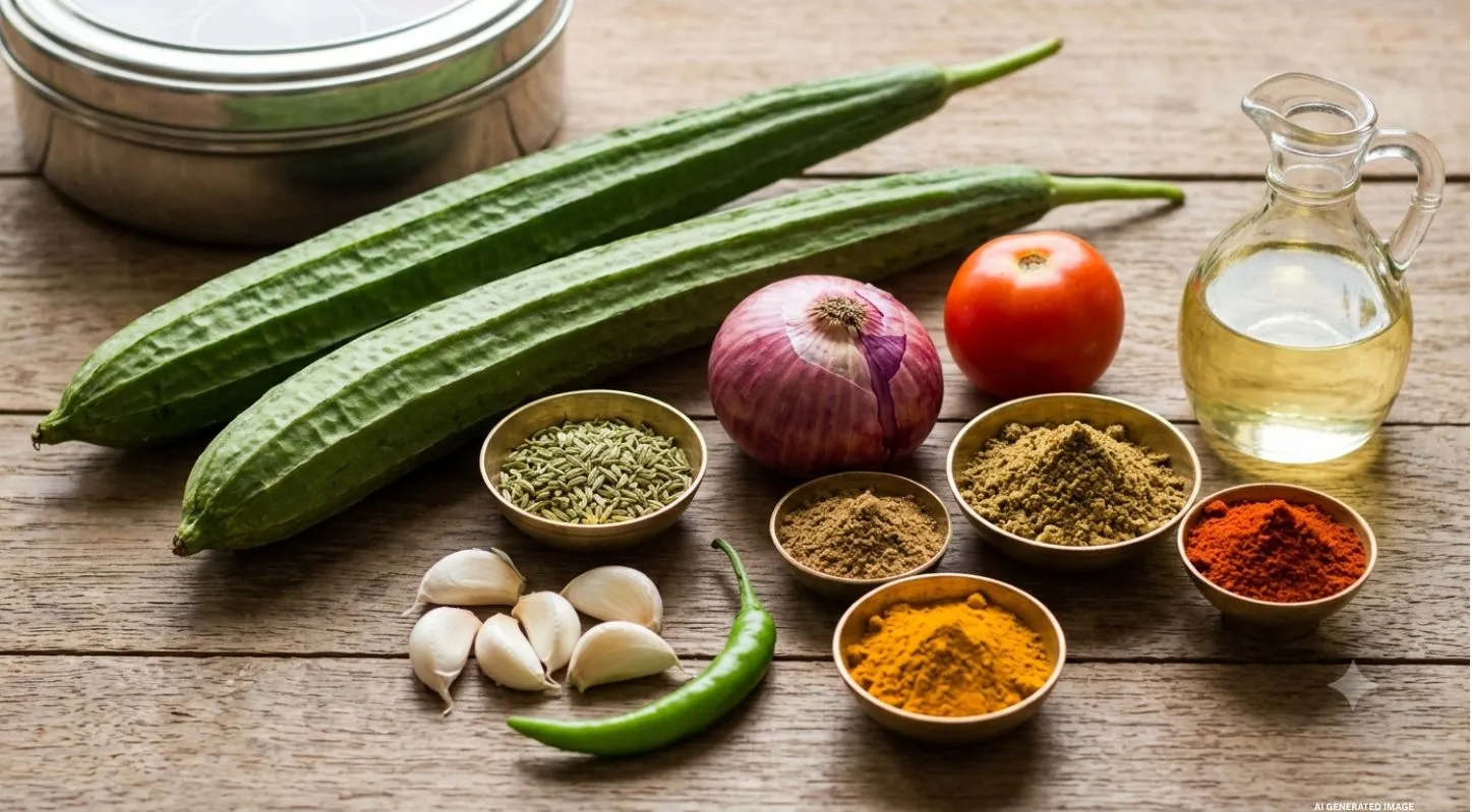 મસાલા તુરિયા (Masala Turiya) બનાવવા માટેની સામગ્રી