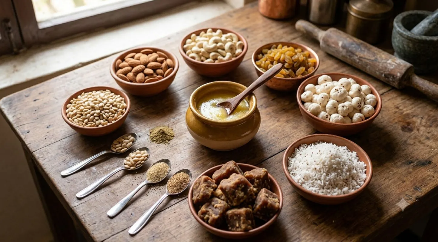 મેવા પાકની સામગ્રી