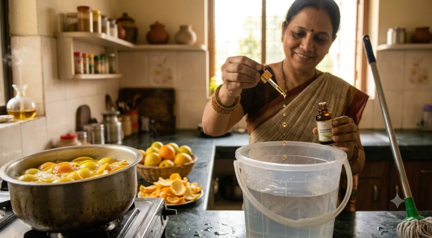 લેમનગ્રાસના ટીપાં