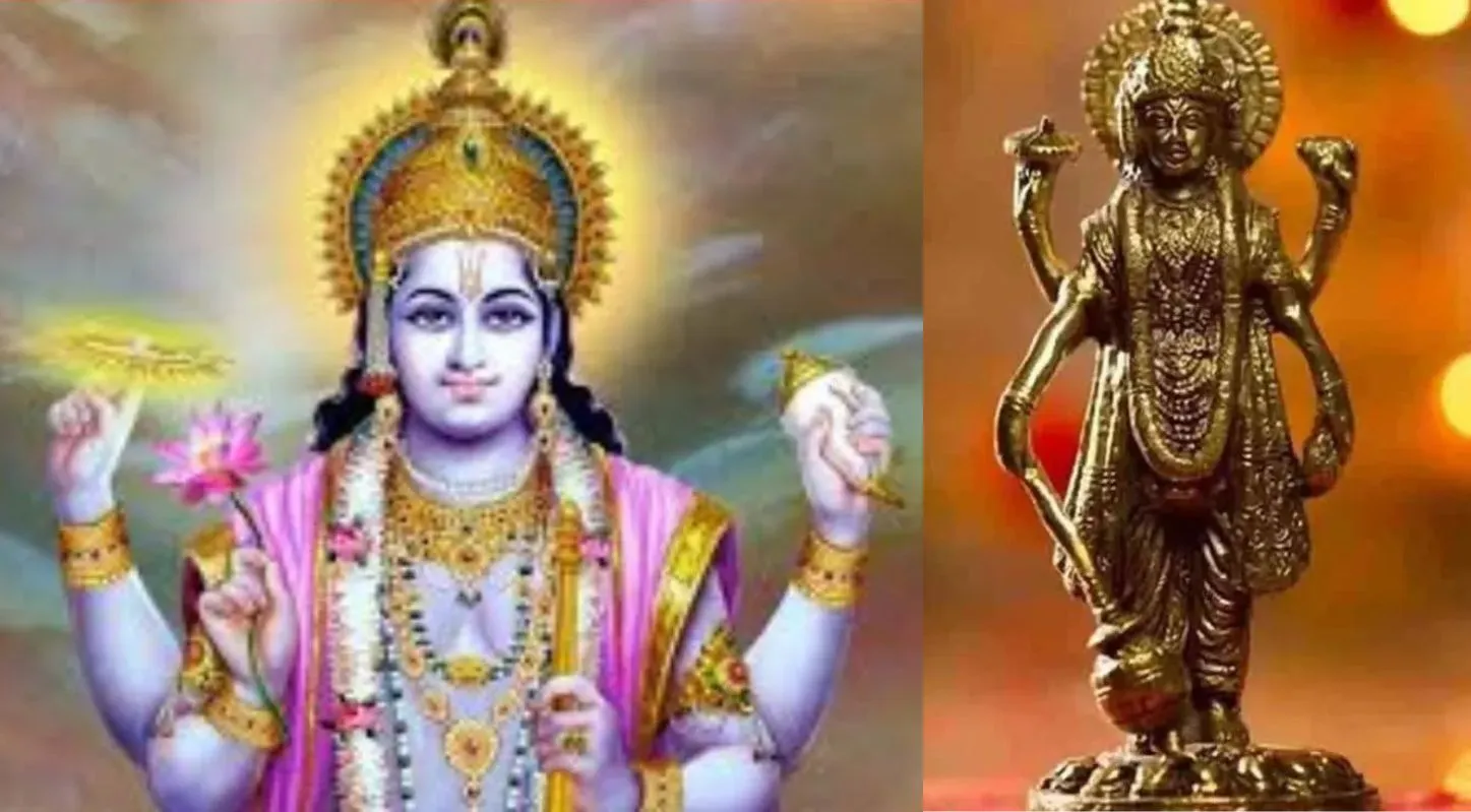 વિષ્ણુ ભગવાનની તસવીર અને મૂર્તિ