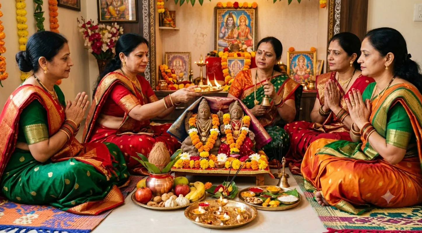 હરતાલિકા ત્રીજની પૂજા