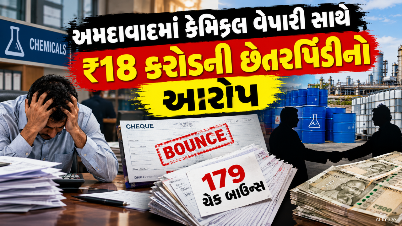 Ahmedabad ₹18 Crore Fraud: અમદાવાદમાં કેમિકલ વેપારી સાથે ₹18 કરોડની છેતરપિંડી
