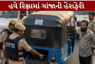 શહેરના વાસણા એપીએમસી મેટ્રો સ્ટેશન નજીકથી SOG ક્રાઈમ બ્રાન્ચે (SOG Crime Branch)ઓટોરિક્ષામાં ગાંજા (Ganja)નો જથ્થો લઈ જતા 45 વર્ષીય ડ્રાઈવરને ઝડપી પાડ્યો છે.
