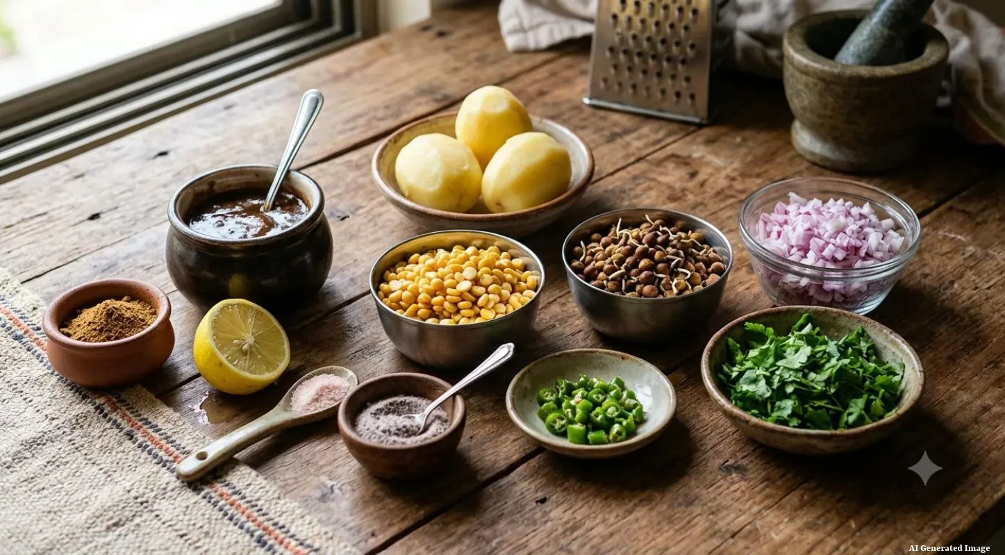 Aloo Kabli Chaat Ingredients