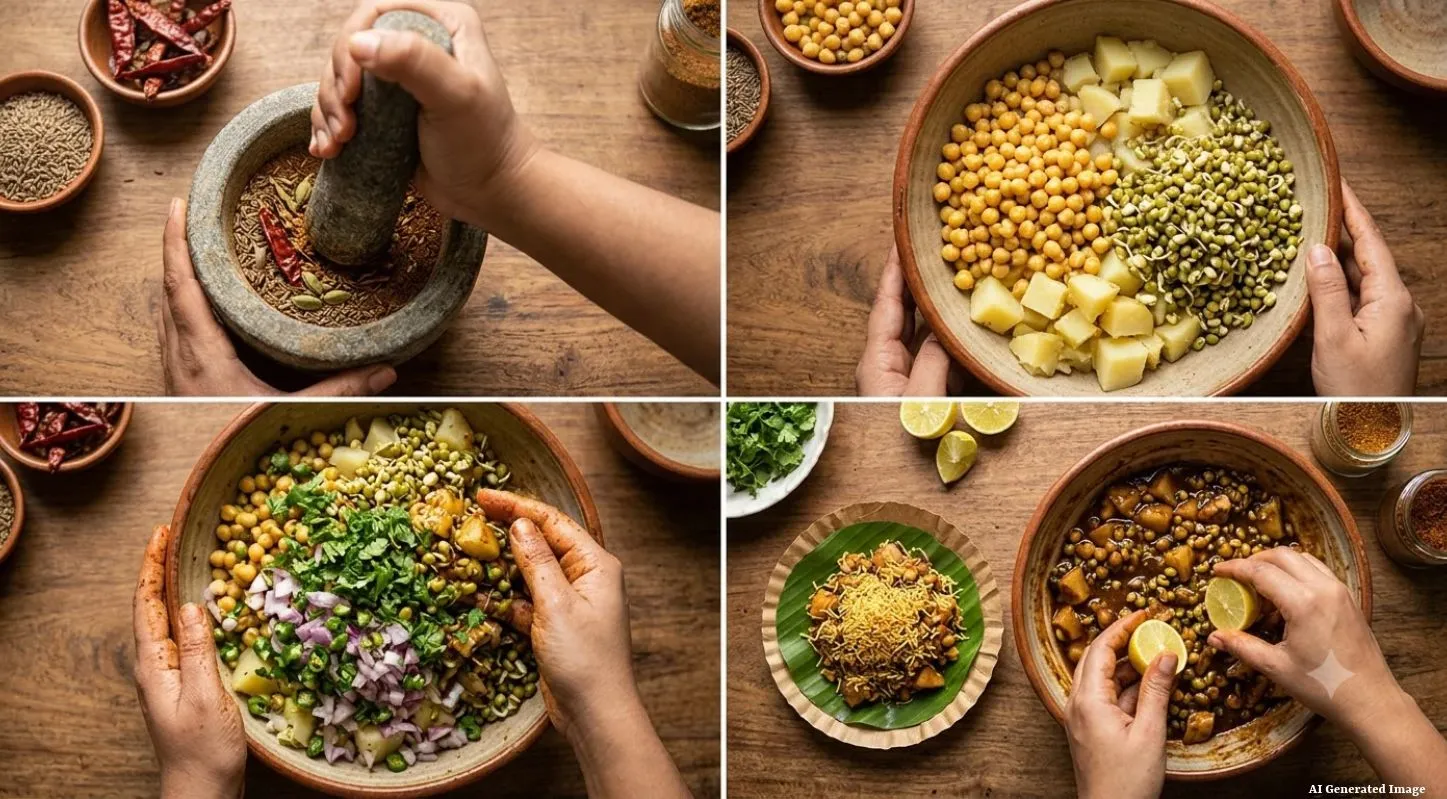 Aloo Kabli Chaat Recipe