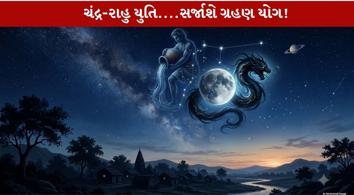 Chandra Grahan Yog...3 રાશિઓ માટે ભારે યોગ...રાહુ-ચંદ્રની Dangerous યુતિ!
