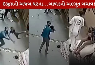 Child Rescue Egypt Video વાયરલ...ગીઝા શહેરની Amazing ઘટના...5 સેકન્ડમાં બાળકનો બચાવ!