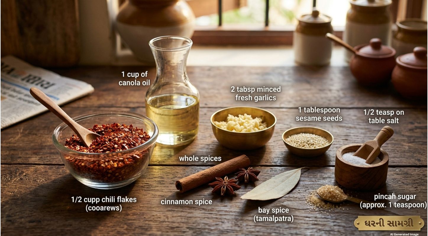 Chili Oil Recipe Ingredients