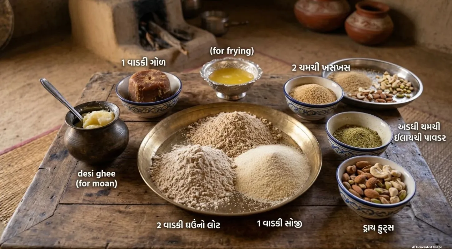 Churma Ladoo Ingredients