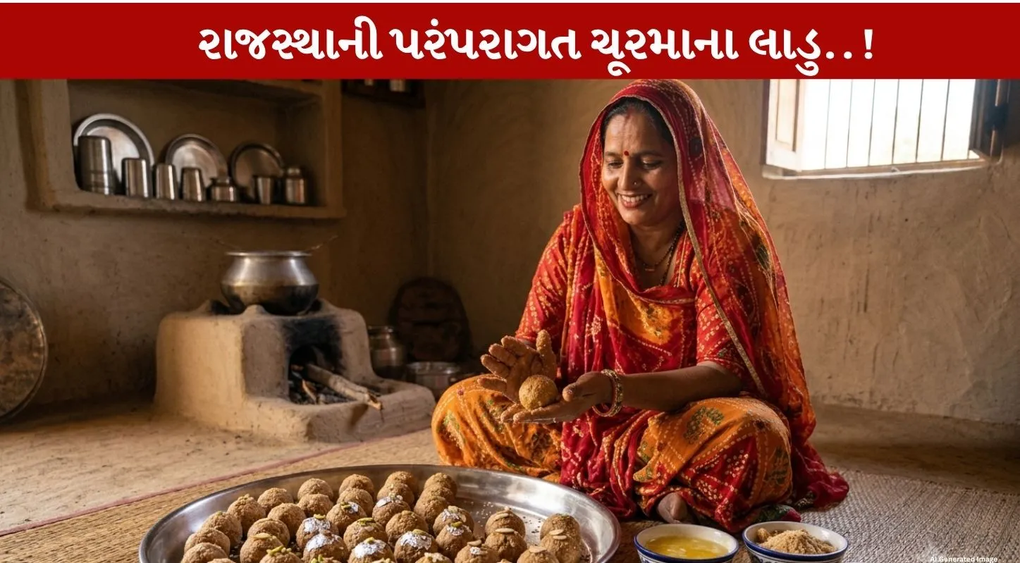 Churma Ladoo...રાજસ્થાની Traditional રેસિપી..10 સ્ટેપ્સમાં આ tasty healthy વાનગીને શિયાળામાં જરુર બનાવો!