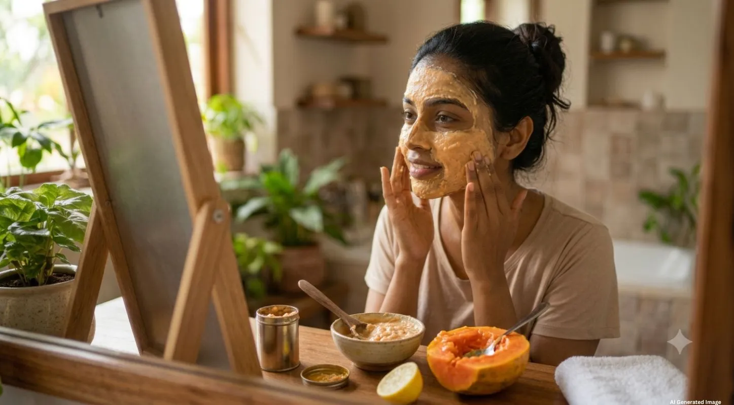 Curd and Papaya Mask