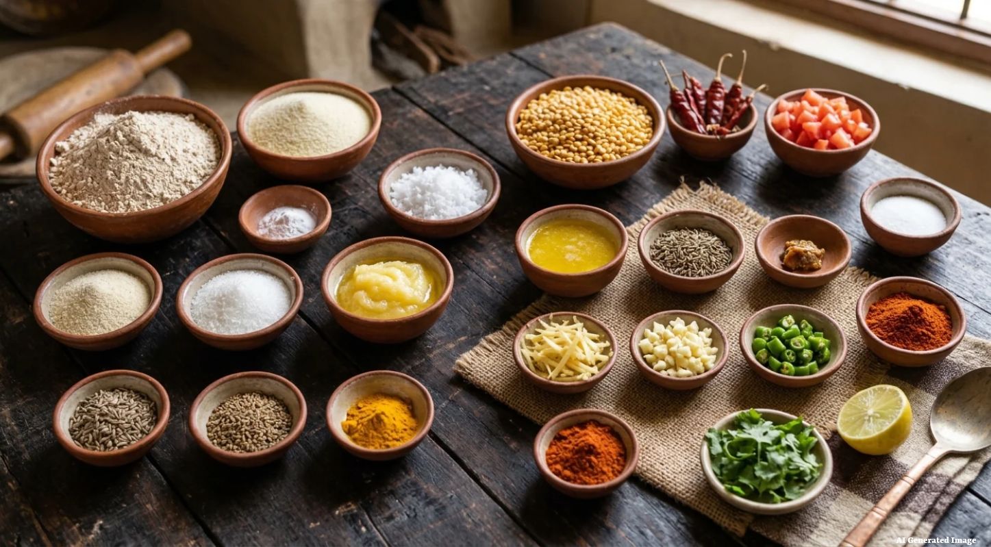 Dal Bafla Recipe Ingredients