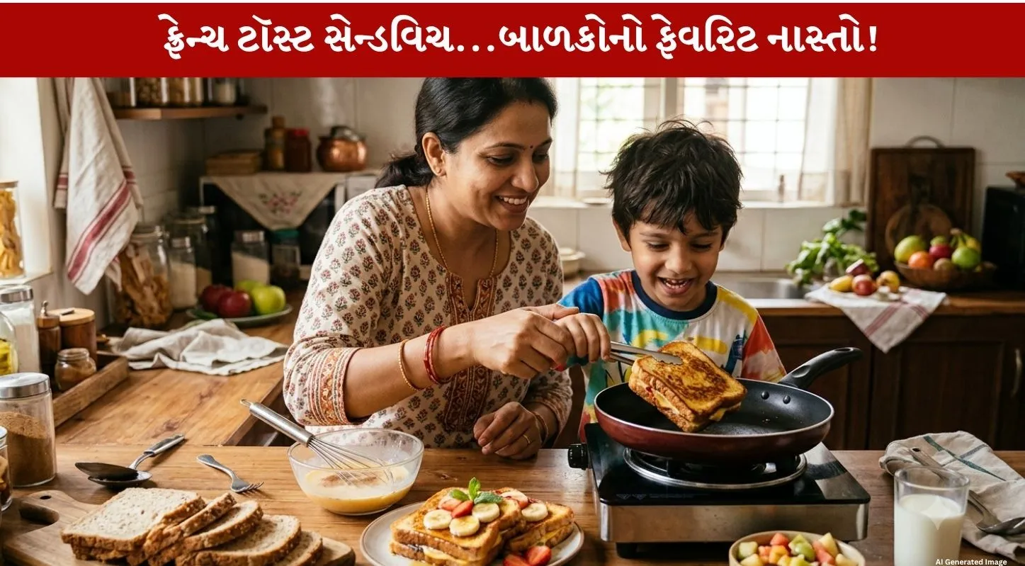 French Toast Sandwich: બાળકો માટે Delicious and Nutritious નાસ્તો, માત્ર 20 મિનિટમાં ઝટપટ તૈયાર!