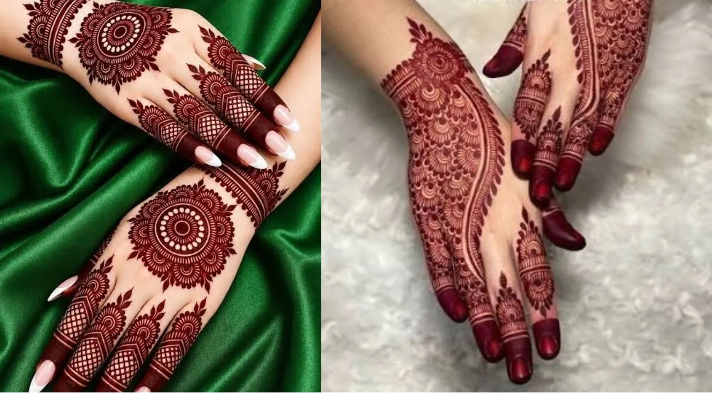 Gol ni Mehndi Designs