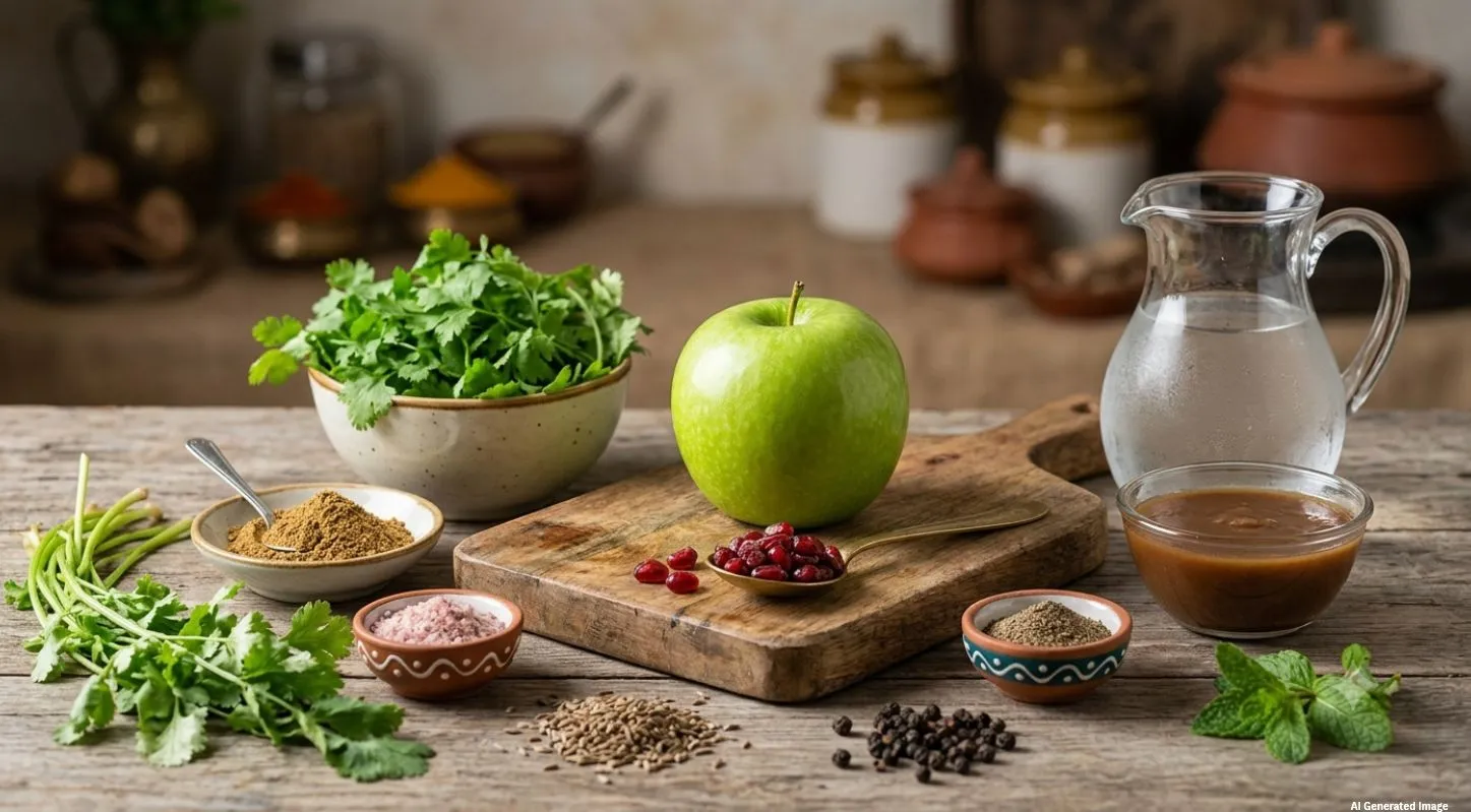 Green Apple Chutney Ingredients