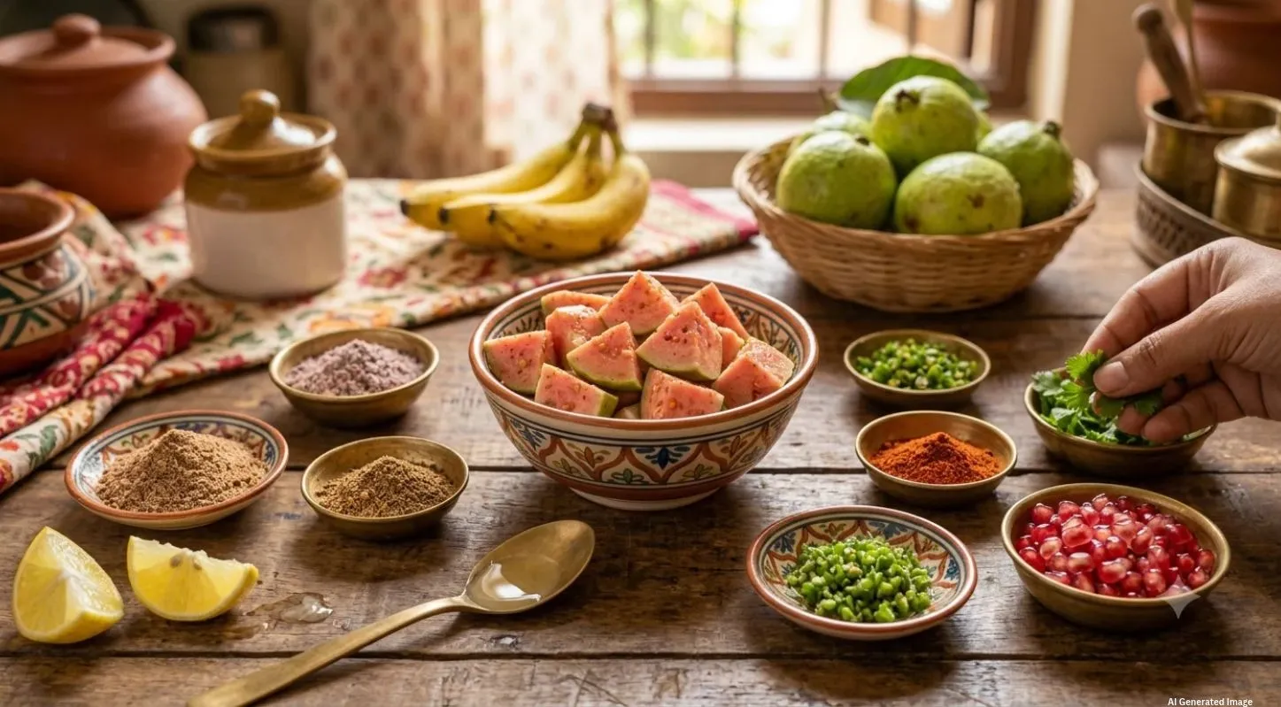 Guava Chaat Recipe Ingredients