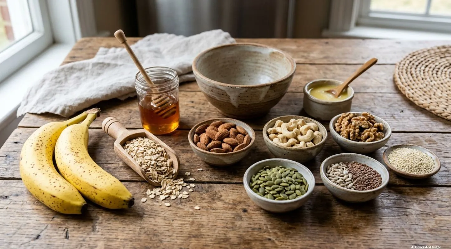 Homemade Granola Ingredients