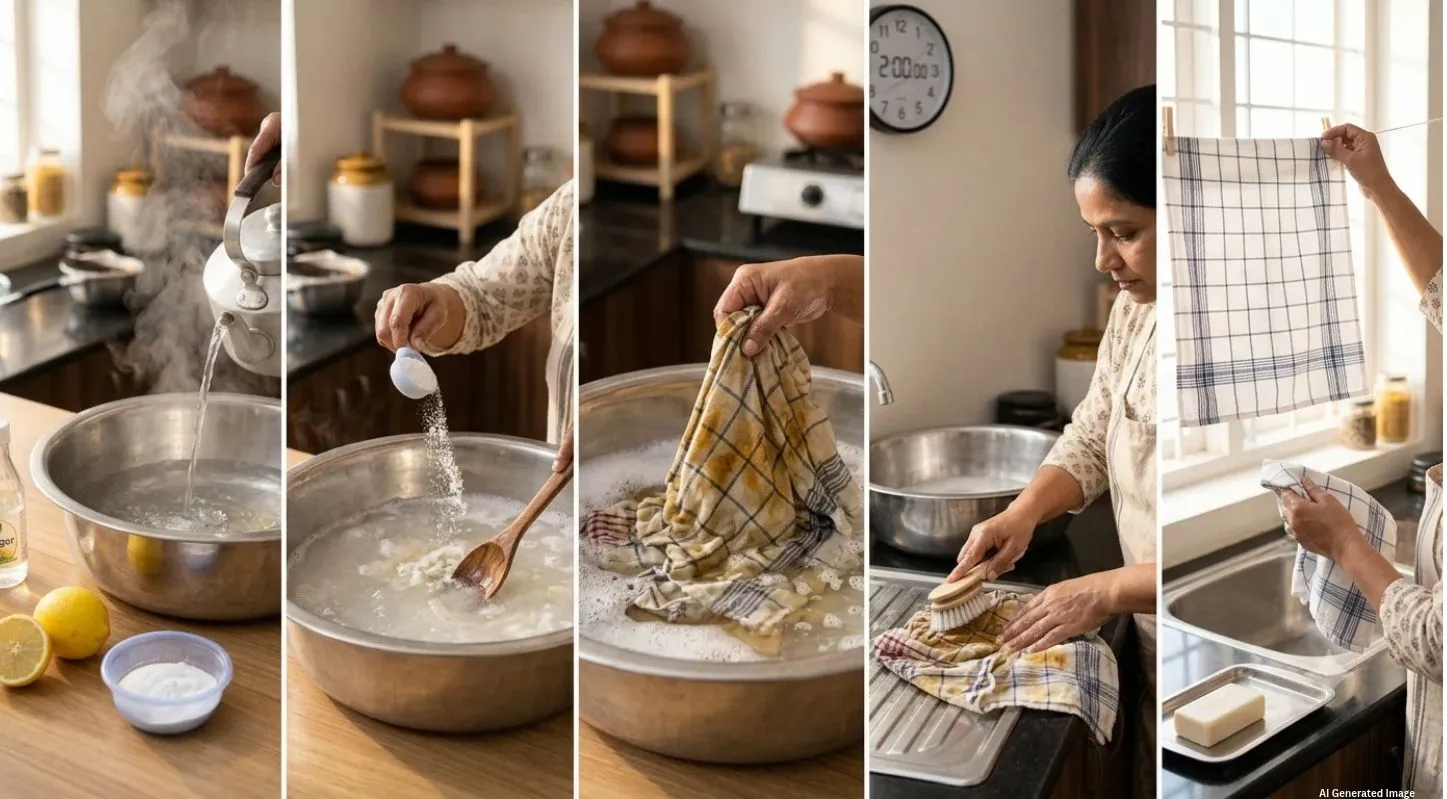 Kitchen Napkin Cleaning Tips