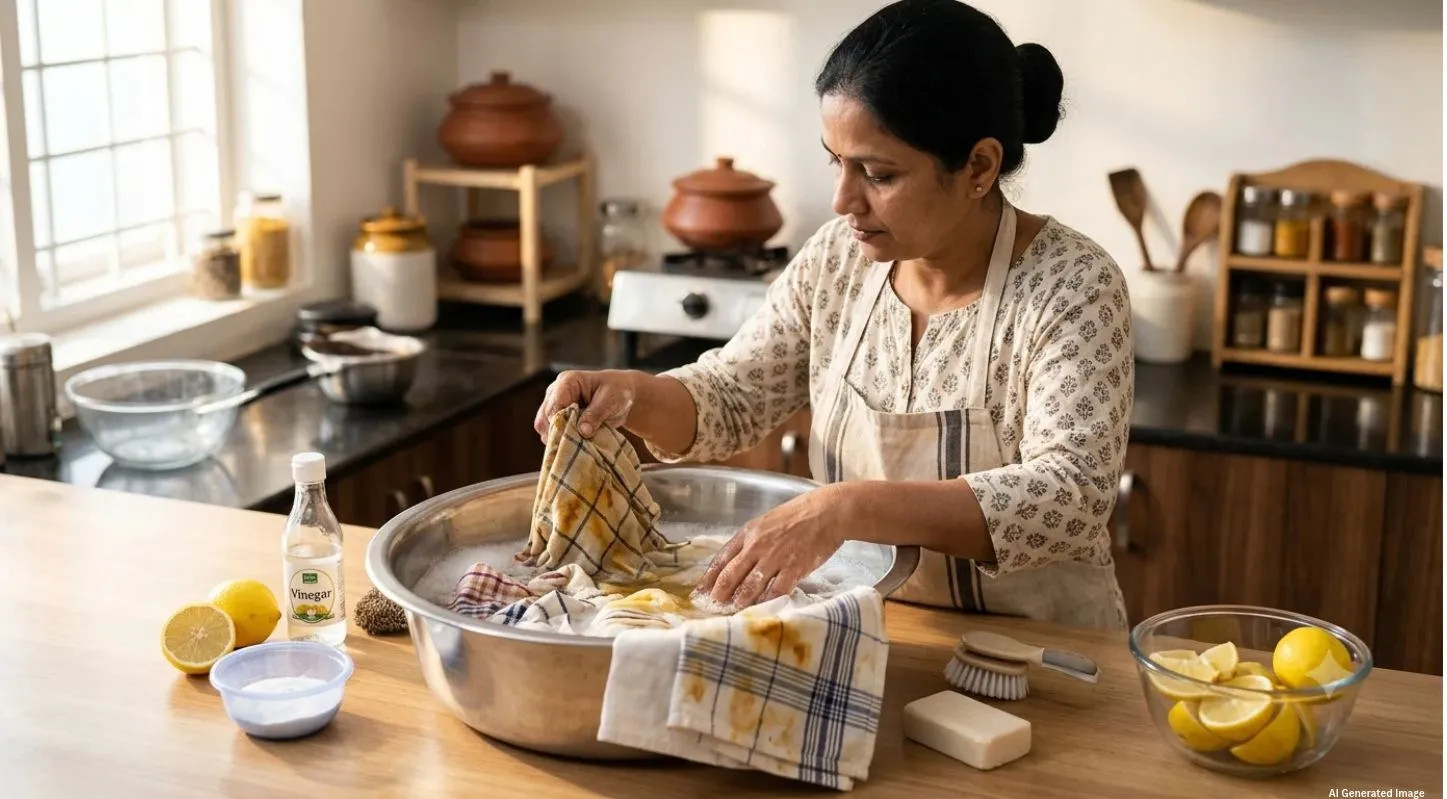 Kitchen Napkin Cleaning